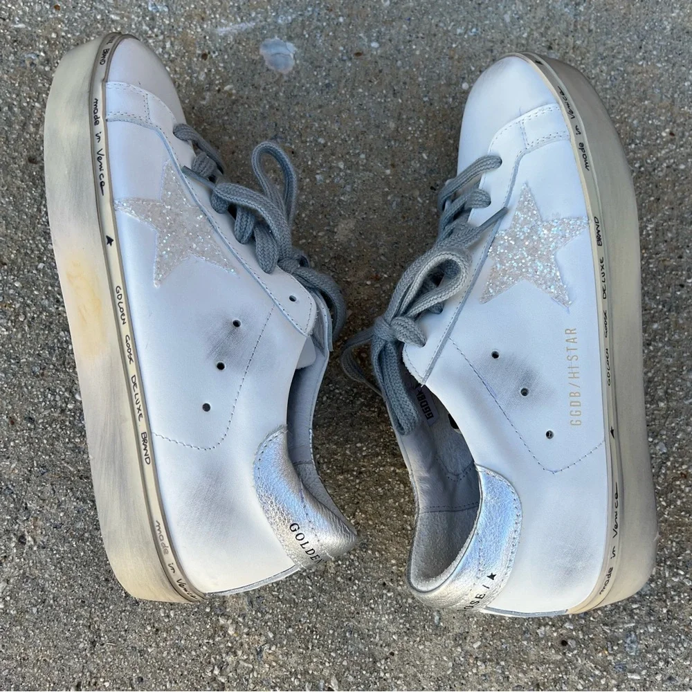 Golden Goose Hi Star Superstar Sneakers Women’s 40 - Picture 3 of 7